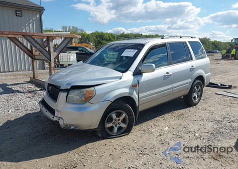 2007 Honda Pilot Ex-L from USA, damaged, VIN 5FNYF18557B012941